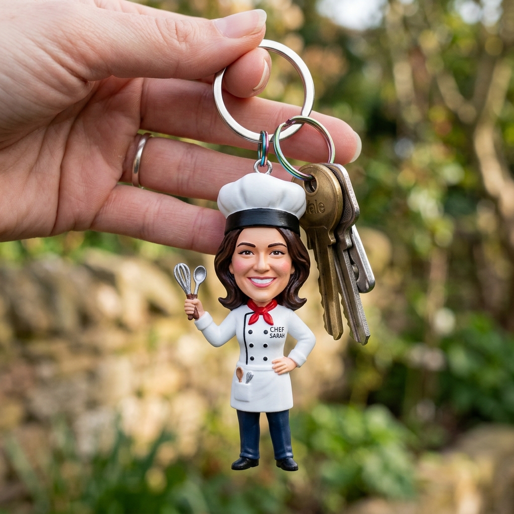 Keychain Miniature Figurine